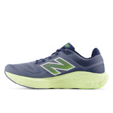 New Balance Mens 880 Fresh Foam Running Course Shoes In Artic Grey/Limelight