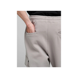 Replay Fleece Cargo Joggers In Stone