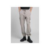 Replay Fleece Cargo Joggers In Stone