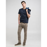Replay Mens Hyperflex Stretch Denim Pants In Sand