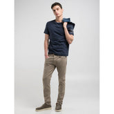 Replay Mens Hyperflex Stretch Denim Pants In Sand