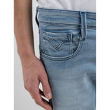 Replay Mens Anbass Jeans In Blue