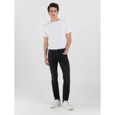 Replay Mens Slim Fit Anbass Jeans In Black