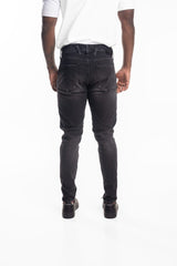 Replay Mens Black Stretch Denim Super Slim Skinny Jeans