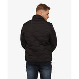 Soviet Mens Quilted Puffer Jacket In Black
