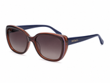 MAX&Co Oversized Sunglasses In Blue & Orange