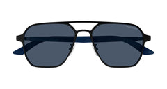 Mont Blanc Pilot Sunglasses For Men In Matte Navy