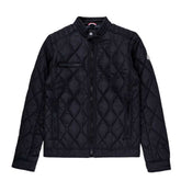 Ben Sherman Men Quilted Bomber Jacket Black