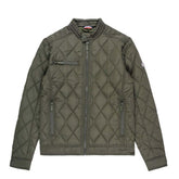 Ben Sherman Quilted Bomber Jacket In Olive
