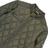 Ben Sherman Quilted Bomber Jacket In Olive