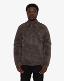 Soviet Mens Clark Premium Weathered Jacket In Chocolate