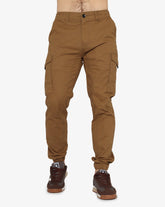 Soviet Mens Fashion Cargo Pants Tobbaco