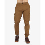 Soviet Mens Fashion Cargo Pants Tobbaco