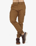 Soviet Mens Fashion Cargo Pants Tobbaco