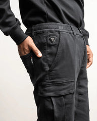 Soviet Boys Cargo Joggers In Black