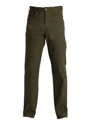 Sniper Mens Flex Five Pocket Military Jeans In Olive