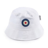 Ben Shereman Mens White Wax Plastisol Bucket Hat