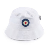 Ben Shereman Mens White Wax Plastisol Bucket Hat