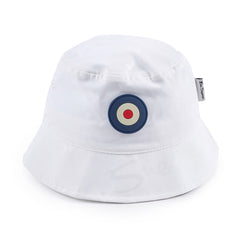 Ben Shereman Mens White Wax Plastisol Bucket Hat