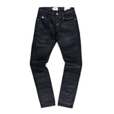 Ben Sherman Mens Wax Coated Slim Fit Denim Jeans