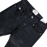 Ben Sherman Mens Wax Coated Slim Fit Denim Jeans