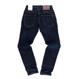 Ben Sherman Men Slim Fit Sprat Coated Denim Dark Indigo