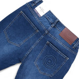 Ben Sherman Mens Abrasion Slim Fit Jeans In Dark Blue