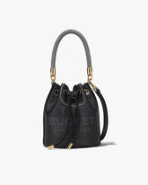 Marc Jacobs The Leather Bucket Bag-Black