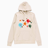 Bensherman Mens Distressed Clown Sustained Grey Hoody