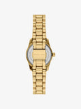 Micheal Kors Watch Petite Lexington Pavé Watch and Heart Bracelet Gift Set In Gold