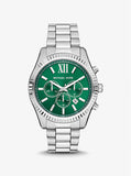 Michael Kors Mens Lexington Watch In Silver