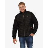 Soviet Mens Puffer Jacket In Black