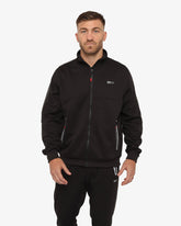 Soviet Mens Track Jacket In Black