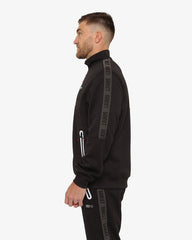 Soviet Mens Track Jacket In Black