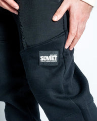 Soviet Boys Track Suit Pants In Black