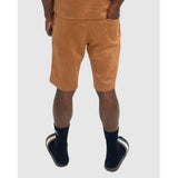 Soviet Mens Medal Track Shorts In Tobacco