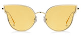 Max Mara Ilde iii Gold Frame Sunglasses For Women In Gold