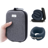 Easynap Travel Neck Pillow With Pouch In Midnight Navy