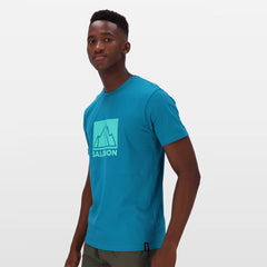 Salomon Mens Peak Short Sleeve North Atlantic Tee