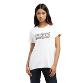 Levi's Womens The Perfect T-shirt Mini Flower BW In White