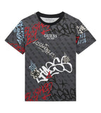 Guess Boys T-shirt In Grey