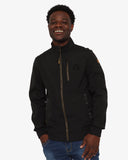 Soviet Mens Zip Through Jacket In Black