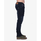 Soviet Mens Portela Pocket Cargo Jeans In Blue Black
