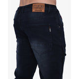 Soviet Mens Portela Pocket Cargo Jeans In Blue Black