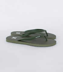 Hurley Mens Icon Solid Sandals Olive