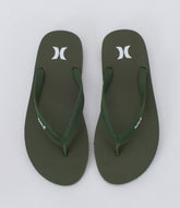 Hurley Mens Icon Solid Sandals Olive