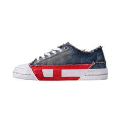 Diesel Mens S-D-Verse Low II Sneakers In Denim