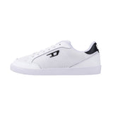 Diesel Mens S D Leo Low Sneakers In White/Black