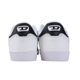 Diesel Mens S D Leo Low Sneakers In White/Black