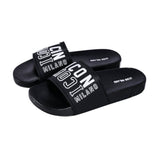 Icon Milano Mens Slides In Black & White